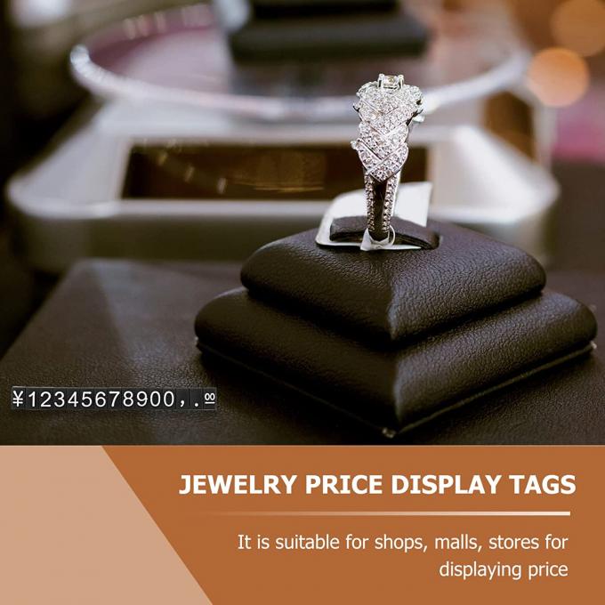 5×3mm ABS jewellery cube display - close-up detail